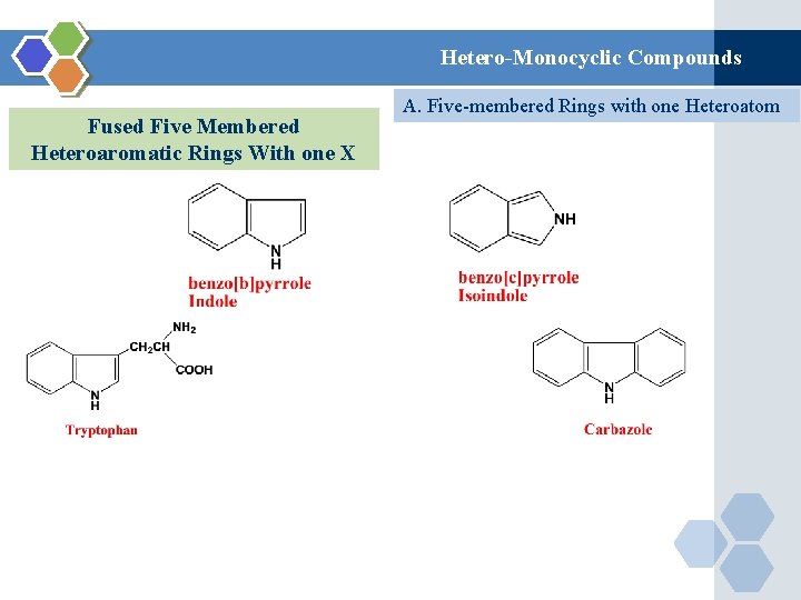 Hetero-Monocyclic Compounds Fused Five Membered Heteroaromatic Rings With one X A. Five-membered Rings with