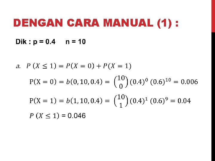 DENGAN CARA MANUAL (1) : 