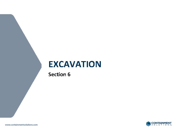EXCAVATION Section 6 