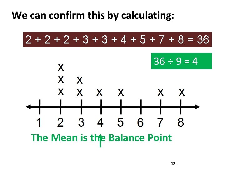 We can confirm this by calculating: 2 + 2 + 3 + 4 +