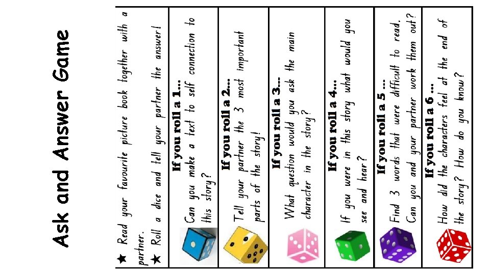 Ask and Answer Game 