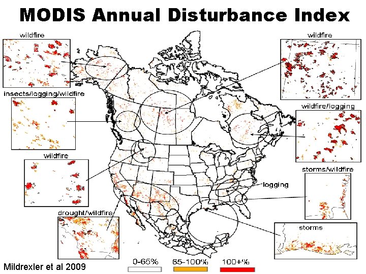 MODIS Annual Disturbance Index Mildrexler et al 2009 