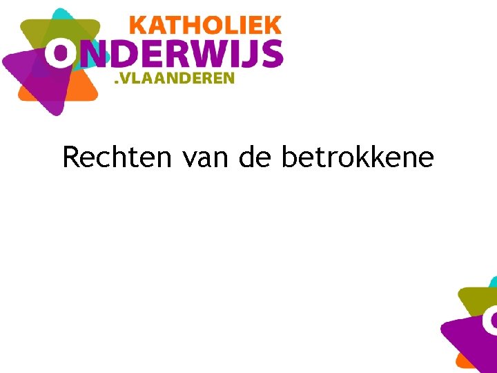 Rechten van de betrokkene 