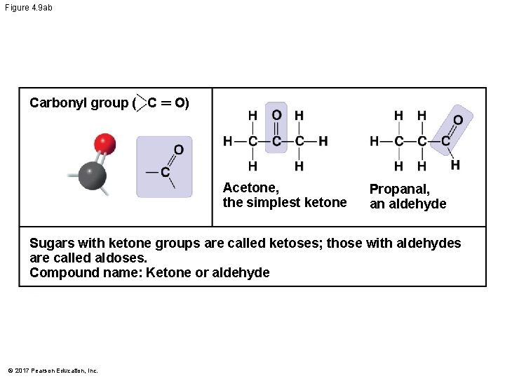 Figure 4. 9 ab Carbonyl group ( C ═ O) Acetone, the simplest ketone