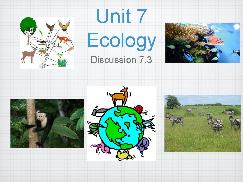 Unit 7 Ecology Discussion 7. 3 