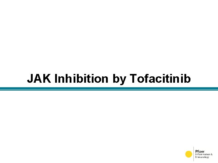 JAK Inhibition by Tofacitinib 