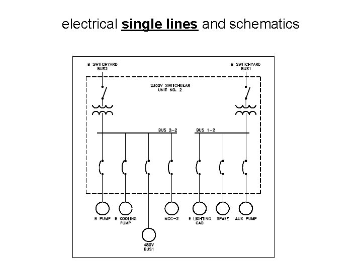 electrical single lines and schematics 