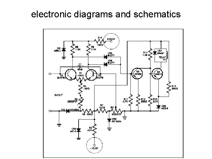 electronic diagrams and schematics 