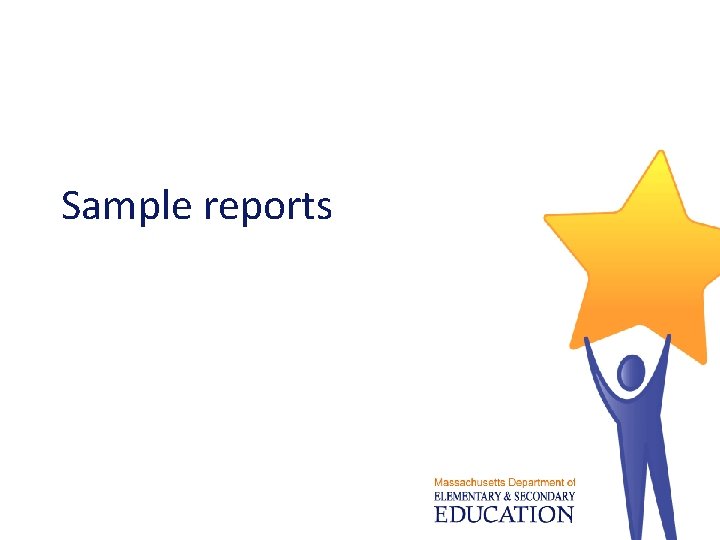 Sample reports 