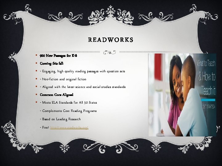 READWORKS § 900 New Passages for K-8 § Coming this fall: § - Engaging,