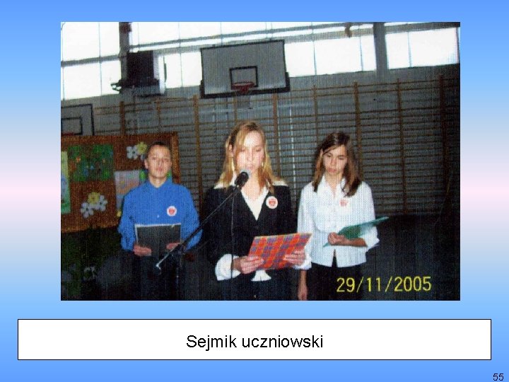 Sejmik uczniowski 55 
