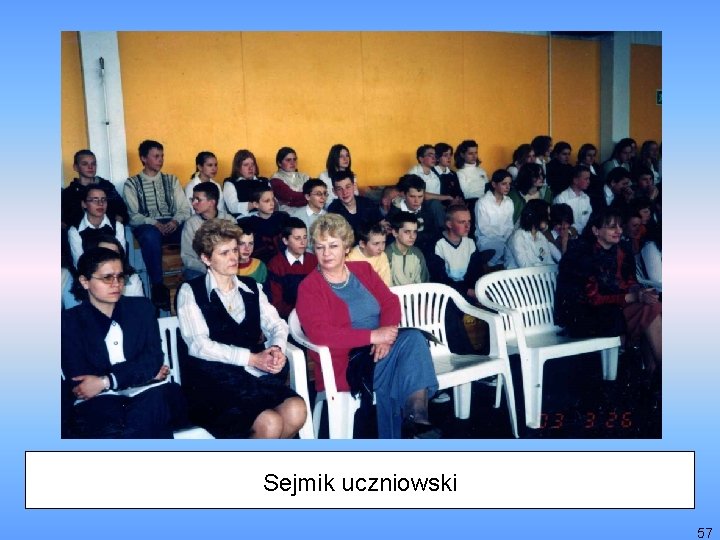 Sejmik uczniowski 57 