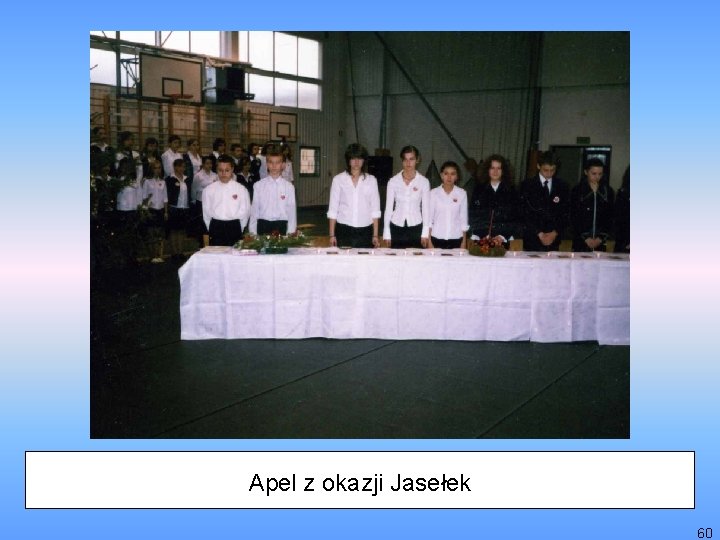 Apel z okazji Jasełek 60 