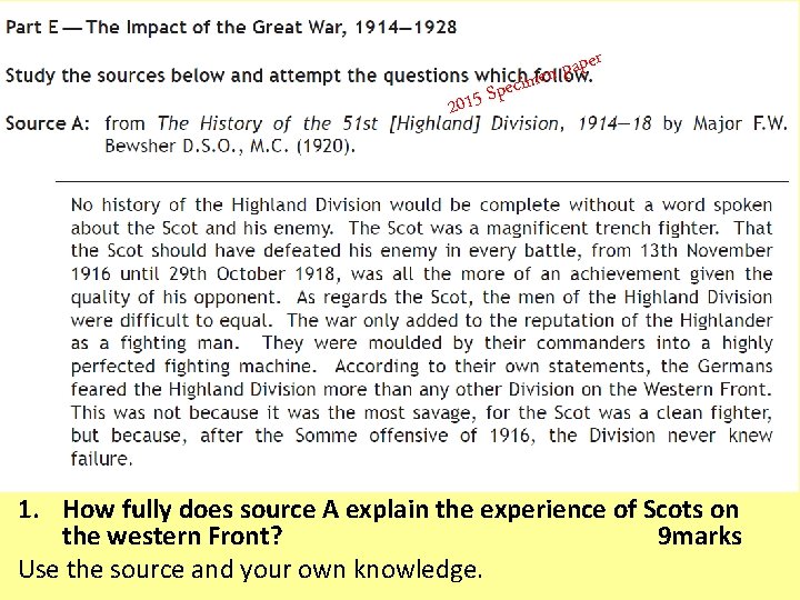 2015 er p a p en m i c e p S 1. How