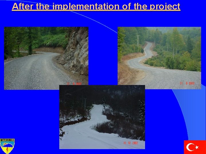 After the implementation of the project 