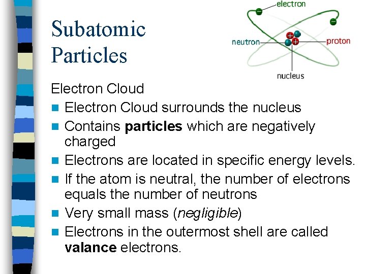 Chemistry Content Review Periodic Table of the Elements