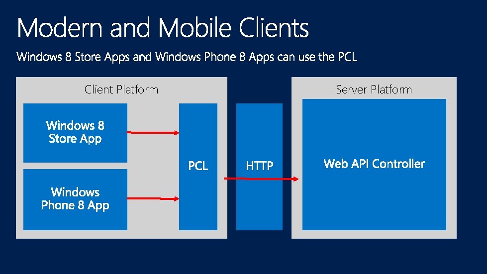 Client Platform Server Platform 