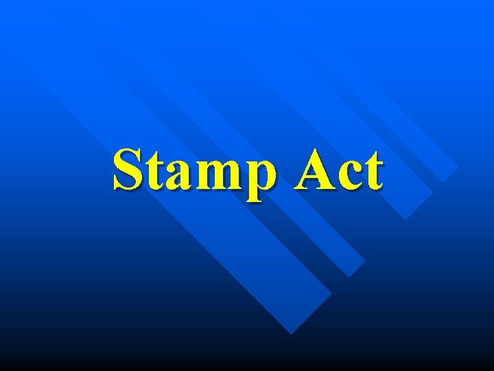 Stamp Act 