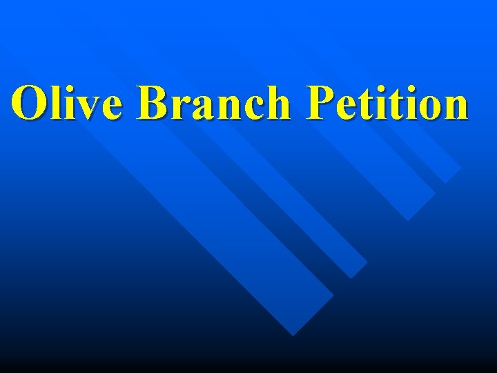 Olive Branch Petition 