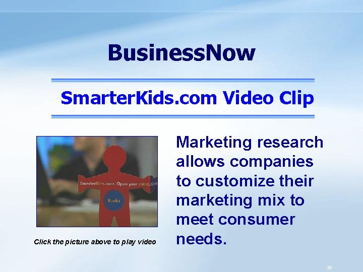 Business. Now Smarter. Kids. com Video Clip Click the picture above to play video