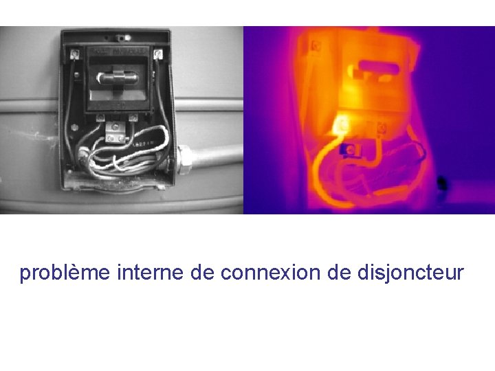 problème interne de connexion de disjoncteur 