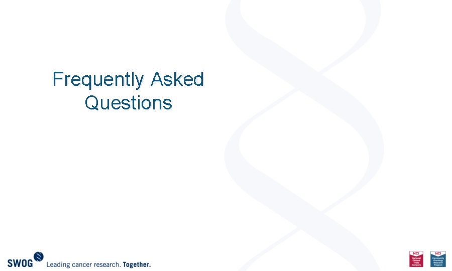 Frequently Asked Questions 