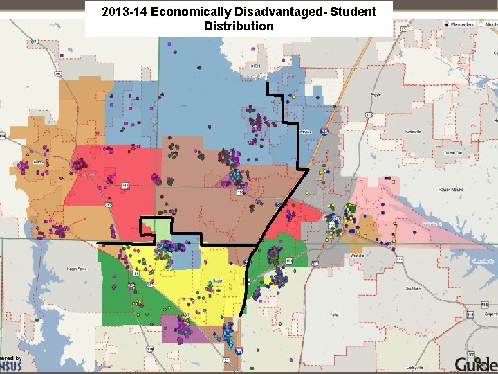 2013 -14 Economically Disadvantaged- Student Distribution 