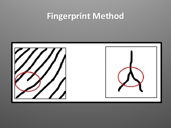 Fingerprint Method 