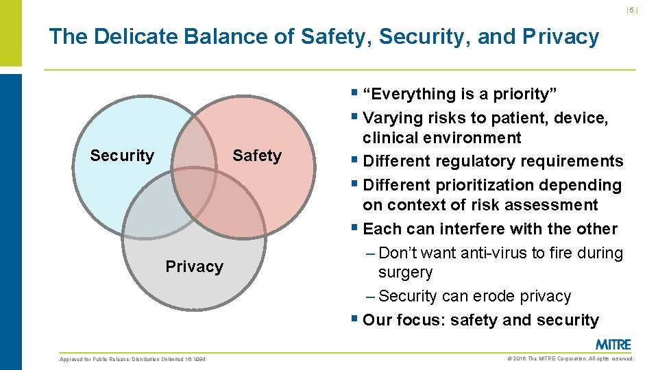 |5| The Delicate Balance of Safety, Security, and Privacy § “Everything is a priority”