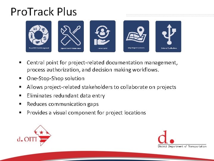 Pro. Track Plus § Central point for project-related documentation management, process authorization, and decision