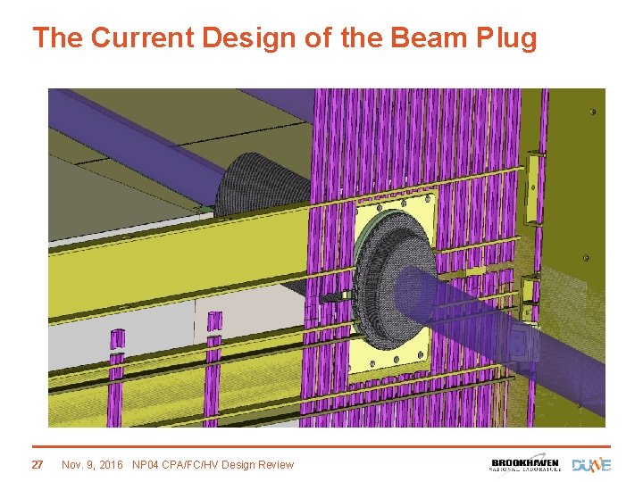 The Current Design of the Beam Plug 27 Nov. 9, 2016 NP 04 CPA/FC/HV