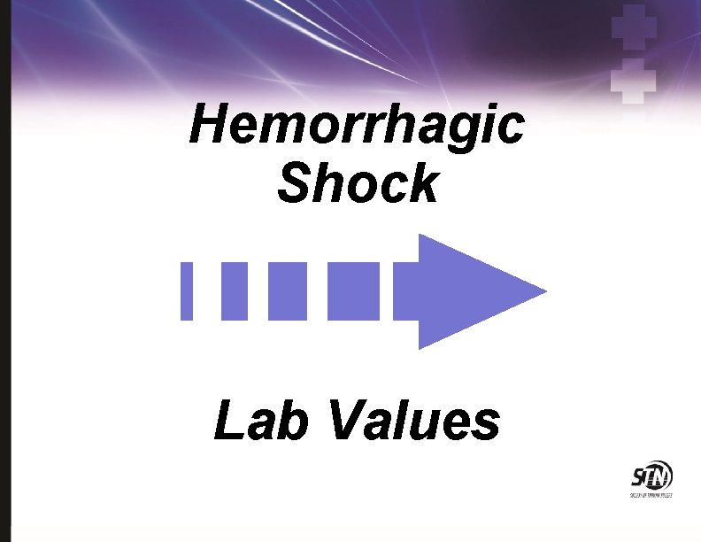 Hemorrhagic Shock Lab Values 