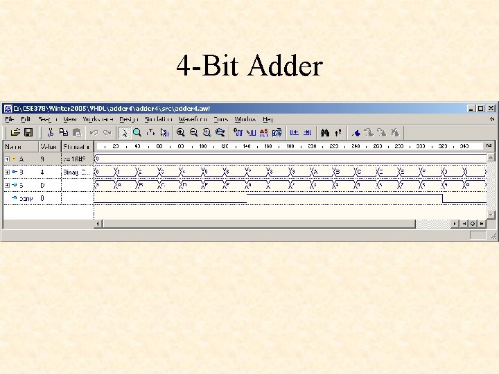 4 -Bit Adder 