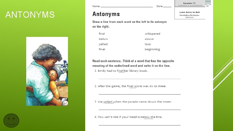 ANTONYMS 