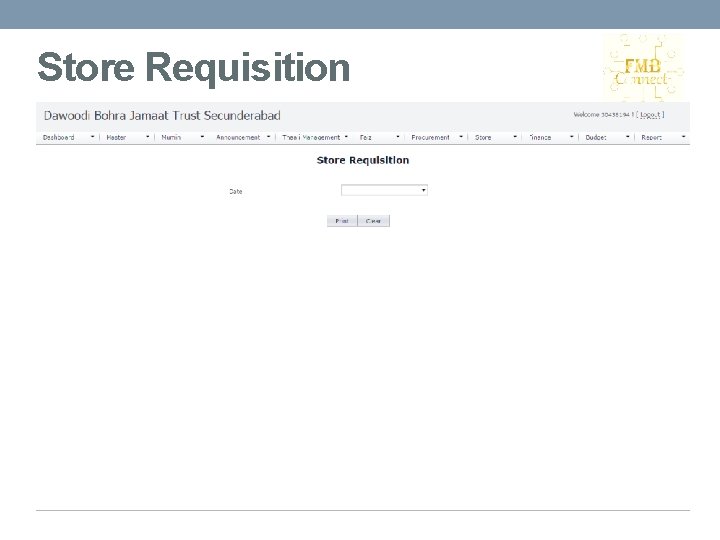 Store Requisition 