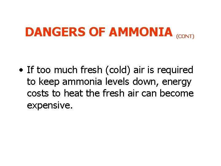 POULTRY GUARD FOR AMMONIA CONTROL Technical Department Bedson