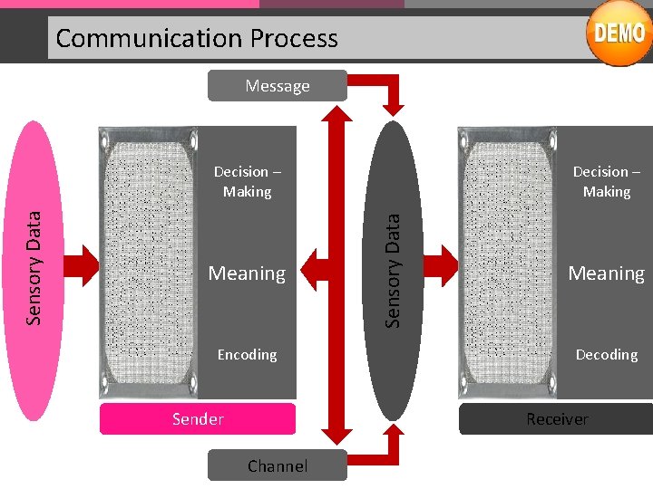 Communication Process Message Beliefs Values Question & Metaphor Behaviour Type State Decision – Making
