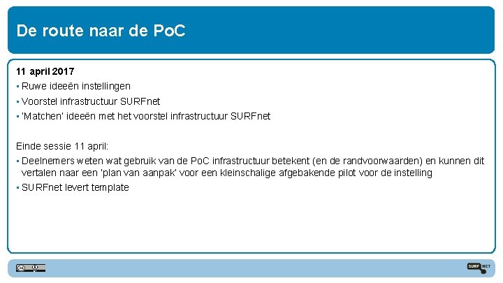 De route naar de Po. C 11 april 2017 • Ruwe ideeën instellingen •