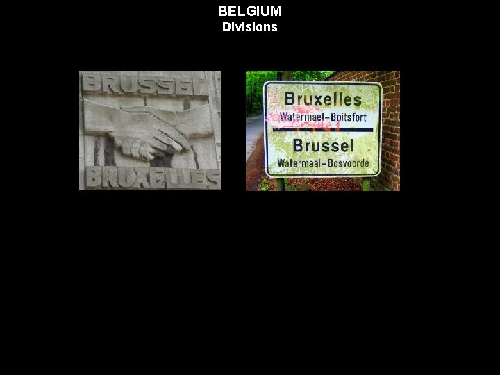 BELGIUM Divisions 