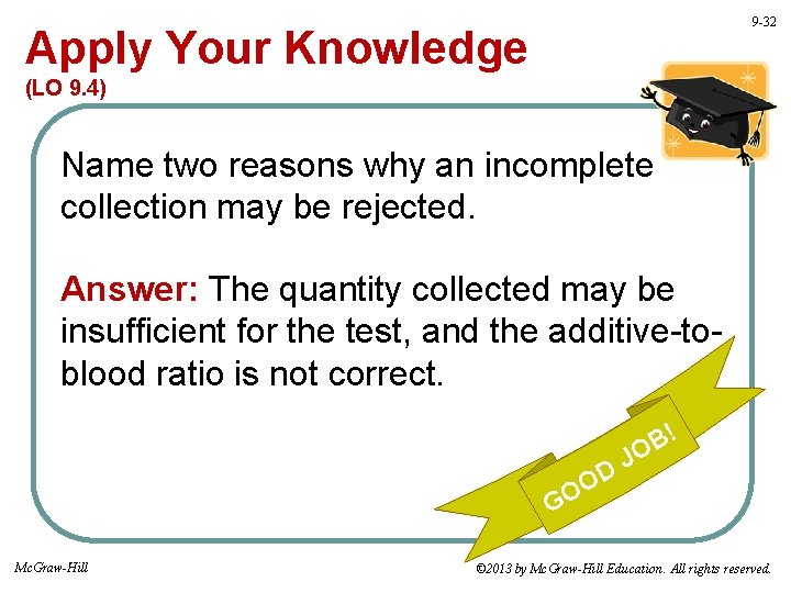 9 -32 Apply Your Knowledge (LO 9. 4) Name two reasons why an incomplete