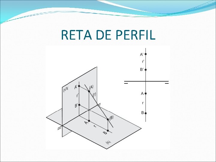 RETA DE PERFIL  RETA DE PERFIL