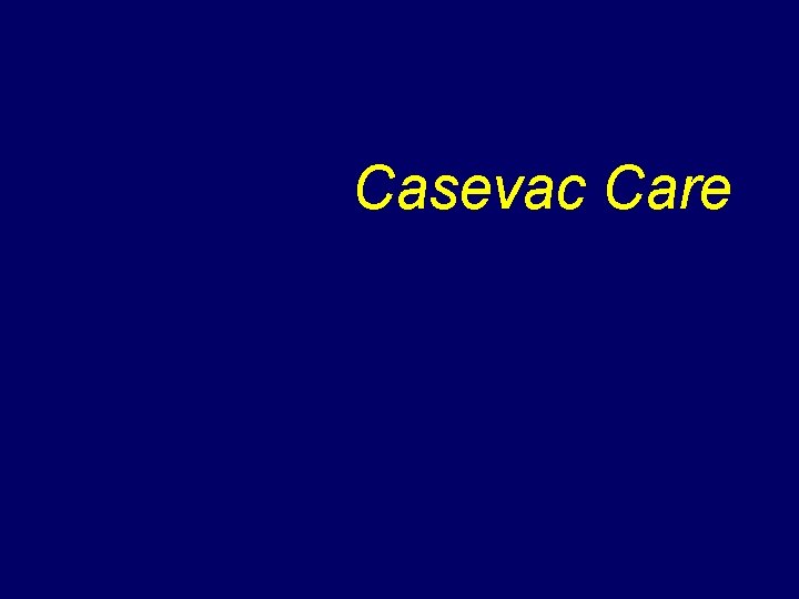 Casevac Care 