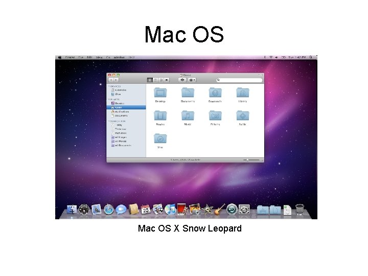 Mac OS X Snow Leopard 
