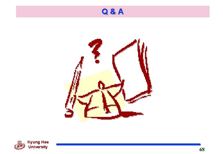 Q&A Kyung Hee University 68 Q&A Kyung Hee University 68