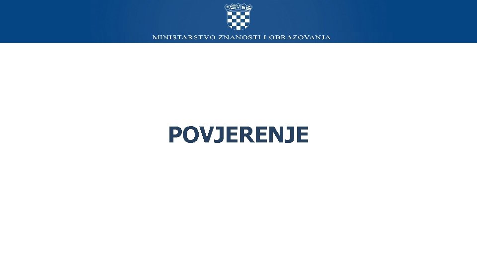 POVJERENJE 