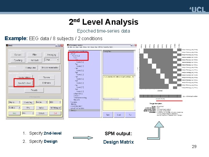 2 nd Level Analysis Epoched time-series data Example: EEG data / 8 subjects /
