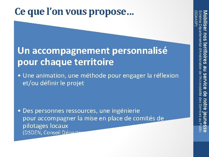  • Une animation, une méthode pour engager la réflexion et/ou définir le projet