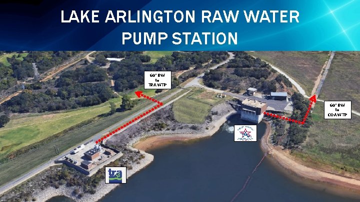 LAKE ARLINGTON RAW WATER PUMP STATION 60” RW to TRA WTP 60” RW to