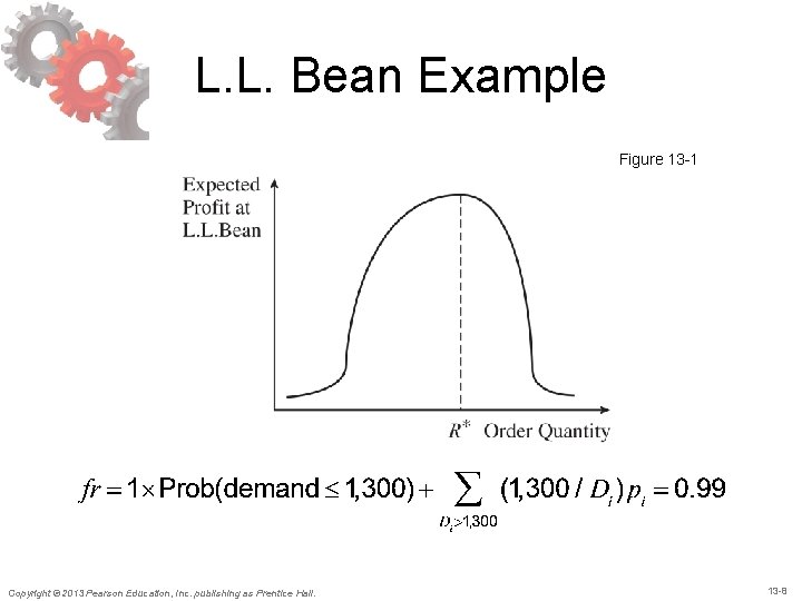 L. L. Bean Example Figure 13 -1 Copyright © 2013 Pearson Education, Inc. publishing L. L. Bean Example Figure 13 -1 Copyright © 2013 Pearson Education, Inc. publishing