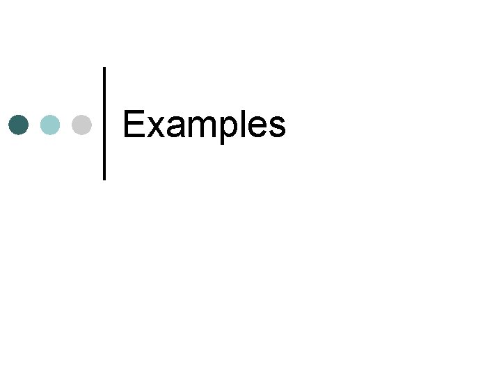 Examples 